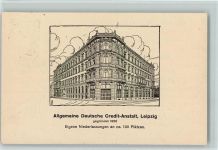 06295 O4250 Lutherstadt Eisleben 1923 Künstlerkarte Kreditanstalt Filiale Eisleben