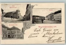 07589 O6515 Münchenbernsdorf 1903 - Post Breitestraße Markt Gasthaus Bairischer Hof