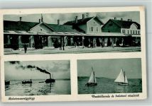 1910 - Bahnhof , Balatonszentgyörgy, AK