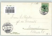 14542 O1512 Werder Havel 1905 Lithographie Fahrrad sign. A. Heidey