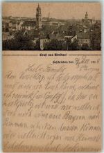 08412 O9620 Werdau , Sachs 1914 - Marienkirche