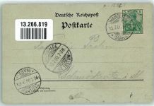 16348 O1292 Wandlitz 1900 Gebrauchsspuren Liepnitz See Forsthaus Hirsch Lithographie Mondschein
