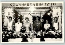 50667 W5000 Köln Merheim 806 Privatfoto KEINE AK Schützenfest Schützenkönig Wappen