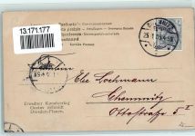 O8000 Dresden Königl. Schloss Kronprinzl. Palais Porträt Luisa und Monica Adel Sachsen 1905