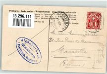 Oberterzen Turmfalke Stempel: Alpenkurhaus Seeben Bergsteiger 1905 Künstlerkarte
