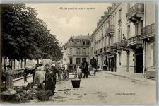 88140 Contrexeville Foto AK Marktszene Quai Salaberry