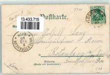 73207 W7310 Plochingen 1905 Lithographie