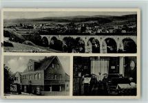 33184 W4791 Altenbeken 1943 - Viadukt, Cafe Cramer mit Innenansicht