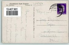 33184 W4791 Altenbeken 1943 - Viadukt, Cafe Cramer mit Innenansicht