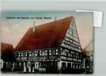90574 W8501 Roßtal - Gasthaus mit Saalbau Zur Kanne Minikarte