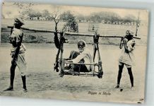 Tracht Beggar in Dholte Volkstypen / Brauchtum Indien Foto AK