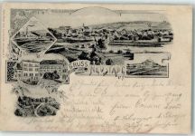92660 W8482 Neustadt a.d.Waldnaab 1904 Lithographie Schloss Glashütte