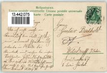 07570 O6518 Weida , Thür 1912 Lithographie Katzschthor Gasthaus Schöne Aussicht