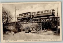 W7000 Degerloch Verkehr Straßenbahn Neue Weinsteige Zahnradbahn