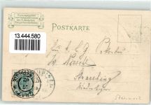 8010 Graz 01.Bez.:Innere Stadt 1902 Prägedruck VI. Deutsches Sängerfest Jugendstil Tracht Wappen