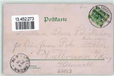 63263 W6078 Gravenbruch 1899 Lithographie Forsthaus Gartenwirtschaft