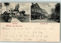 31547 W3076 Loccum 1904 - Hotel Buschmann Altes Gehöft Kutsche Gruss