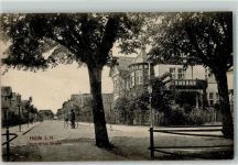 25746 W2240 Heide , Holst - Klaus Groth Straße Mann Fahrrad Laterne