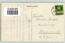 Seidenstickerei Passepartout AK Seide (gestickt) 1927 AK mit Stickerei
