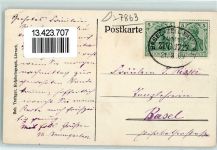 79669 W7863 Zell im Wiesental 1909 - Pensionat Baumgartner