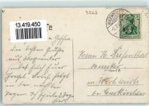 54649 W5523 Waxweiler 1907 Karte beschädigt Hauptstraße
