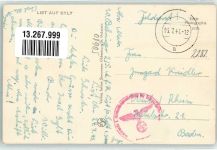 25992 W2282 List , Sylt - Stempel WK II