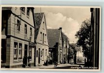 W4435 Horstmar , Westf Hotel Crins Tanksäulen AK Tankstelle 1940 Foto AK