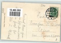 54595 W5540 Prüm 1911 - Hahnstraße Hotel Gasthaus