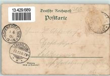 29451 W3138 Dannenberg Elbe 1900 Lithographie Prochaska-Denkmal Bahnhofs-Hotel Bahnhof Johanniter-Krankenhaus