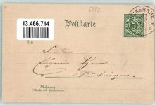 97990 W6992 Weikersheim 1896 Gebrauchsspuren Sommerblumenstrauß Litho