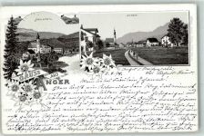 83454 W8233 Anger b Bad Reichenhall 1897 Lithographie Höglwörth