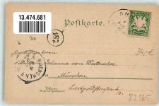 83454 W8233 Anger b Bad Reichenhall 1897 Lithographie Höglwörth