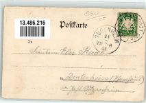 91207 W8560 Lauf a d Pegnitz 1901 Künstlerkarte Moritzberg Gasthaus Kapelle sign. F. Troit