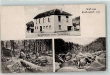 64686 W6147 Reichenbach , Odenw Gebrauchsspuren Riesensäule Felsenmeer Gasthaus zum Schwanen