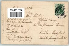 08297 O9417 Zwönitz 1913 Prägedruck Markt mit Innere Bahnhofstraße