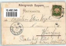 90556 W8501 Cadolzburg 1897 Lithographie Cadolzburg Aussichtsturm Burgausgang