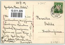 89081 W7900 Oberelchingen 1909 - Klosterkirche Klosterbrauerei & Gasthaus Eisenlauer