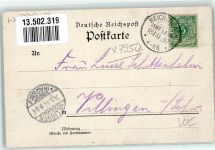 77960 W7633 Schönberg , Kr Lahr, Schwarzw 1897 Lithographie Burgruine Hohengeroldseck Gasthaus zum Löwen