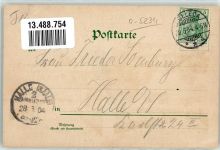 99625 O5234 Kölleda 1904 Lithographie Erfurterstraße Rossplatz Backlebertor