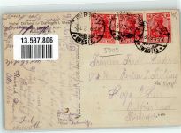 57299 W5909 Burbach , Siegerl 1920 - Hotel Dilthey Postkutsche Inflationsporto
