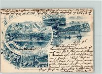 82491 W8104 Eibsee 1896 - Frillen See Felix Steg Ludwigs Insel