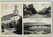37589 W3355 Echte - Dorfstraße Schwimmbad St. Nikolai-Kirche