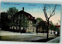 08412 O9620 Werdau , Sachs 1915 - Cafe Lamprecht Bahnhofstraße