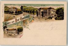 Bad Oppelsdorf Opolno Zdroj Lithographie Hotel Bad Oppelsdorf Villa Schröter Albertbad