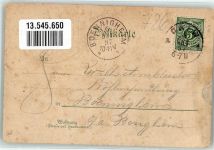 75365 W7260 Calw 1897 Lithographie Rathaus Handelsschule Nikolauskapelle