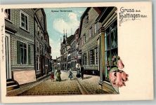 45525 W4320 Hattingen , Ruhr Lithographie Grosse Weilstraße