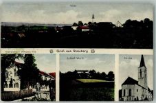 84163 W8311 Steinberg , Niederbay - Schloß Warth Handlung Hilz Dorfkirche