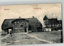 25813 W2250 Schobüll b Husum, Nordsee 1916 - Gasthaus Kirchspielkrug Fahrrad