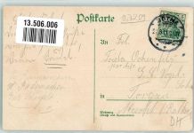 04571 O7209 Rötha 1911 - Eichhörnchen Tannenzapfen Obstweinschänke Waldweg