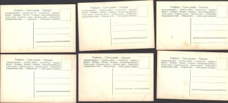 Serie komplett Lot mit 6 AK Gretchen Foto AK